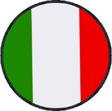 Drapeaux Europe Italie Rond 