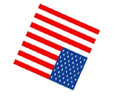 Flags America U.S.A - National Sphere - Cube 