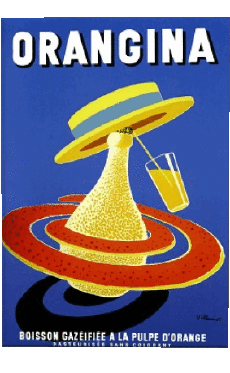 Humor -  Fun Retro Poster - Marken Orangina 