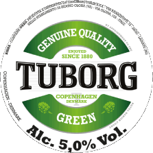 Bebidas Cervezas Dinamarca Tuborg 