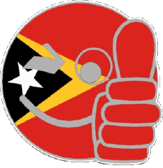 Flags Asia East Timor Smiley - OK 