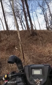 Humour - Fun Transports Quad Gamelle - Fail 