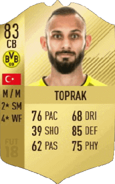 Multimedia Videospiele F I F A - Karten Spieler Türkei Ömer Toprak 