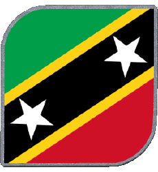 Fahnen Amerika St. Kitts und Nevis Platz 