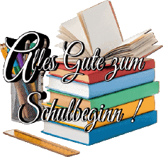 Messages Allemand Alles Gute zum Schulbeginn Fond Transparent 006 