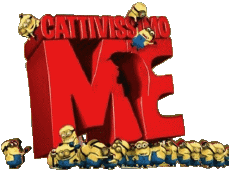 Multi Média Dessins Animés TV Cinéma Moi Moche et Méchant Logo Italien 
