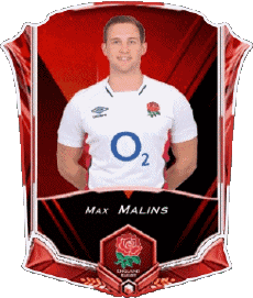 Sports Rugby - Joueurs Angleterre Max Malins 