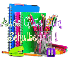 Mensajes Alemán Alles Gute zum Schulbeginn Fondo transparente 004 