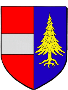 Blasone-Bandiere Francia Dipartimenti - Città 68 THANN Blasone