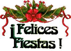 Mensajes Español Felices Fiestas Serie 16 