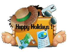Mensajes Inglés Happy Holidays Fondo transparente 13 