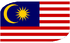 Bandiere Asia Malaysia Rettangolo 