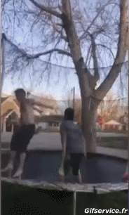 Humour - Fun Sports Trampoline Exterieur Gamelles - Fail 