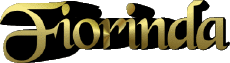 First Names FEMININE - Italy F Fiorinda 