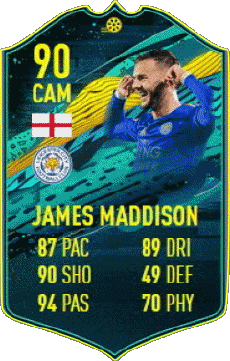 Multimedia Videogiochi F I F A - Giocatori carte Inghilterra James Maddison 