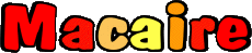 Nombre MASCULINO - Francia M Macaire 