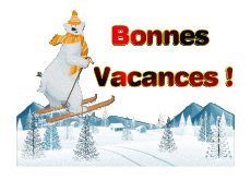 Mensajes Francés Bonnes Vacances Hiver Serie 06 