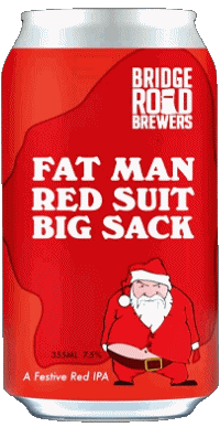 Fat man red suit big sack-Getränke Bier Australien BRB - Bridge Road Brewers 