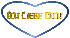 Messages German Ich Liebe Dich Heart 