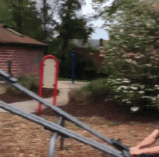 Humor -  Fun MENSCHEN Schaukeln Gamelles Fail 