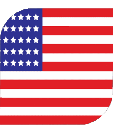 Bandiere America U.S.A - Nazionale Quadrato 