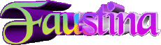 Prénoms FEMININ - Espagne F Faustina 