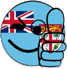 Bandiere Oceania Figi Faccina - OK 