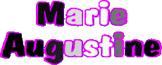 Nombre FEMENINO - Francia M Compuesto Marie Augustine 