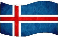 Flags Europe Iceland Rectangle 