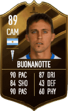 Videogiochi F I F A - Giocatori carte Argentina Diego Buonanotte 