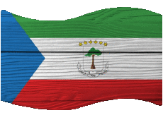 Fahnen Afrika Äquatorialguinea Rechteck 