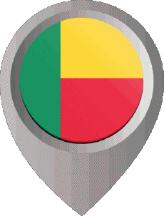 Bandiere Africa Benin Perno di posizione 