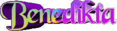 First Names FEMININE - Germany B Benedikta 