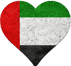 Flags Asia United Arab Emirates Heart 