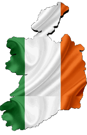 Drapeaux Europe Irlande Carte 