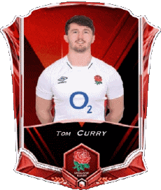 Sportivo Rugby - Giocatori Inghilterra Tom Curry 
