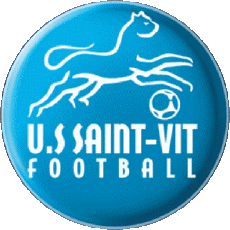 Sports FootBall Club France Logo Bourgogne - Franche-Comté 25 - Doubs US Saint-Vit 