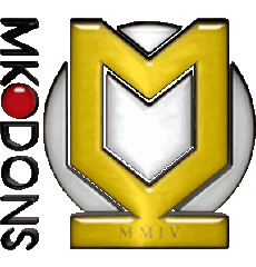 Sports FootBall Club Europe Logo Royaume Uni MK Dons 