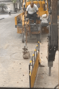 Humor -  Fun Transport Baumaschinen Fail 