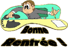 Messages French Bonne Rentrée Transparent Background 08 