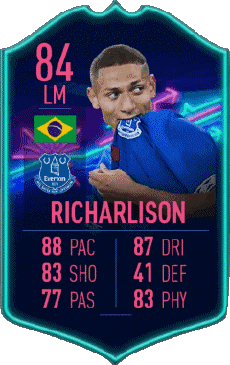 Multimedia Videogiochi F I F A - Giocatori carte Brasile Richarlison de Andrade 