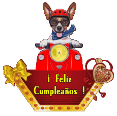 Messagi Spagnolo Feliz Cumpleaños Animales 010 