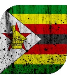 Fahnen Afrika Zimbabwe Platz 
