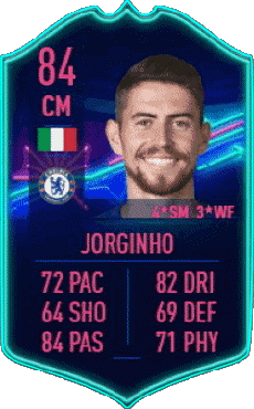 Multimedia Videospiele F I F A - Karten Spieler Italien Luiz Frello Filho Jorge - Jorginho 