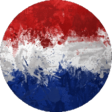 Drapeaux Europe Pays-Bas Rond 