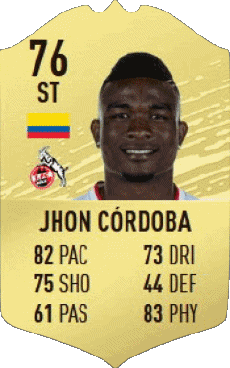 Multimedia Vídeo Juegos F I F A - Jugadores  cartas Colombia Jhon Córdoba 