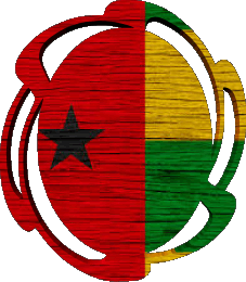 Fahnen Afrika Guinea Bissau Form 01 
