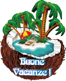 Messages Italien Buone Vacanze Fond Transparent 23 