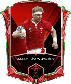 Sports Rugby - Players Wales Team 2022 Aaron Wainwright 