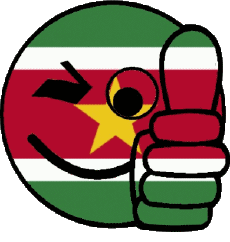 Flags America Suriname Smiley - OK 